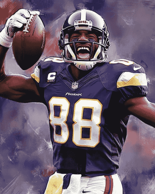 Aesthetic Randy Moss Football Diamond Painting