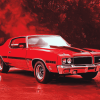 Aesthetic Red 1974 Gto Diamond Painting