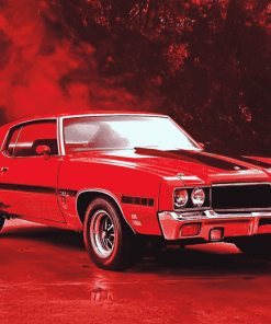 Aesthetic Red 1974 Gto Diamond Painting