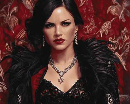 Aesthetic Regina Mills Celebrity Diamond Painting