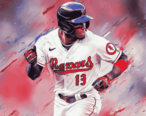 Aesthetic Ronald Acuna Jr Sports Diamond Painting