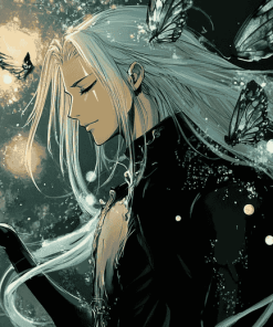 Aesthetic Sephiroth Anime Diamond Painting