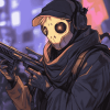 Aesthetic Sniper Mask Animation Diamond Painting