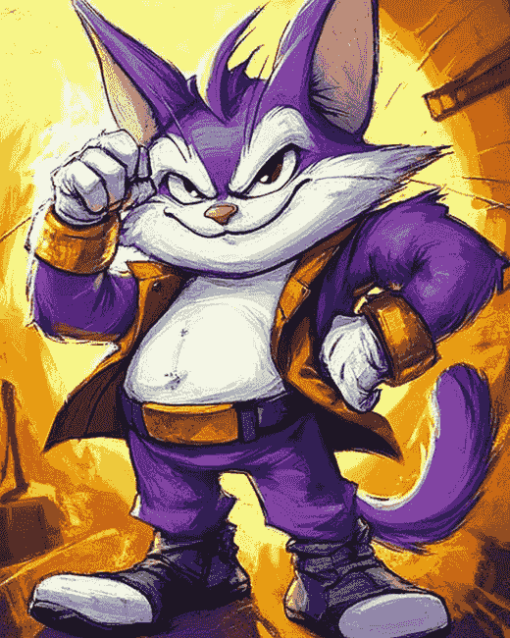 Aesthetic Sonic Big The Cat Diamond Painting