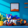 Aesthetic Sonic Diamond Painting