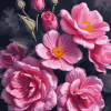 Aesthetic Statice Blossoms Diamond Painting