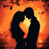 Aesthetic Sunset Romance Diamond Painting