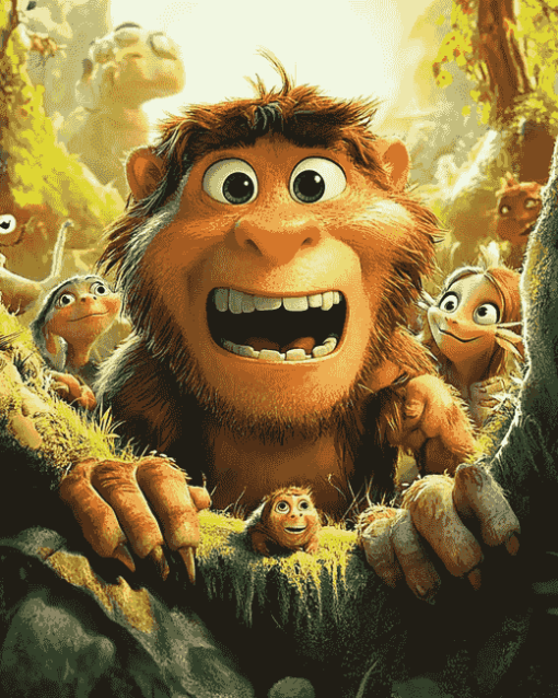 Aesthetic The Croods Animation Diamond Painting