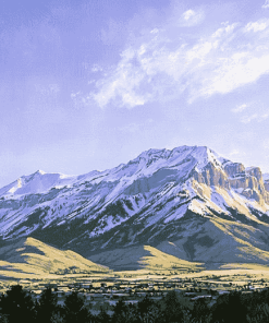 Aesthetic Timpanogos Landscape Diamond Painting