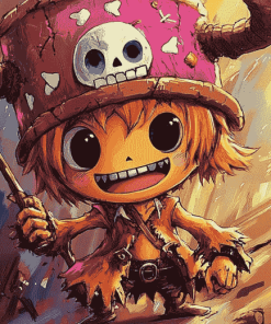 Aesthetic Tony Tony Chopper Anime Diamond Painting