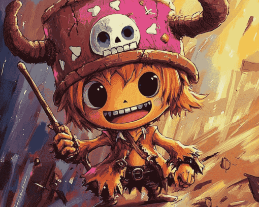 Aesthetic Tony Tony Chopper Anime Diamond Painting