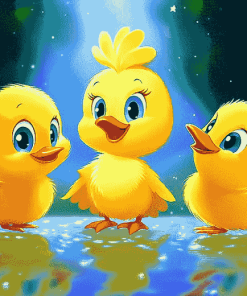 Aesthetic Tweety Animation Diamond Painting