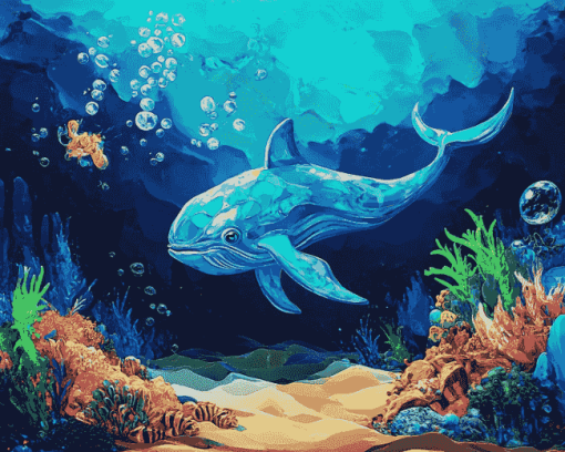 Aesthetic Underwater Adventure Diamond Painting