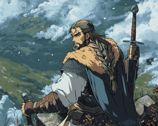 Aesthetic Vinland Saga Diamond Painting