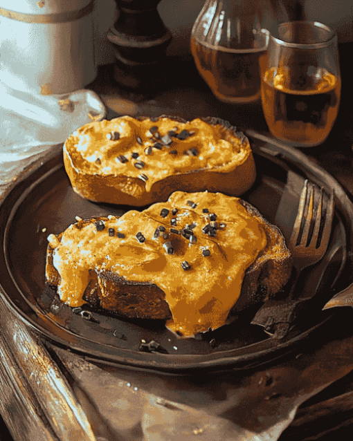 Aesthetic Welsh Rarebit Meal Diamond Painting