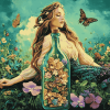 Aesthetic Woman Fantasy Diamond Painting