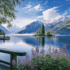 Aesthetic Zell Am See Lakes Diamond Painting