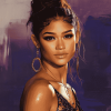 Aesthetic Zendaya Celebrity Diamond Painting