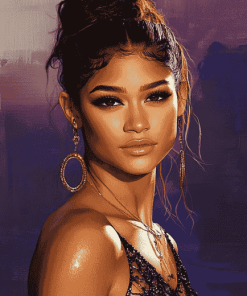 Aesthetic Zendaya Celebrity Diamond Painting