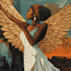 African Angelic Fantasy Diamond Painting