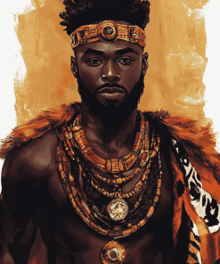 African King Animation Diamond Painting