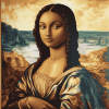 Afro Black Mona Lisa Diamond Painting