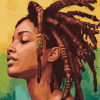 Afro Style Dreadlocks Diamond Painting