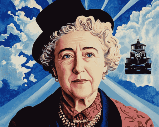 Agatha Christie Famous Women Diamond Painting