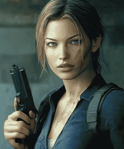 Agent Jill Valentine Resident Evil Diamond Painting