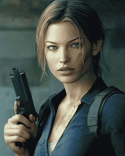 Agent Jill Valentine Resident Evil Diamond Painting