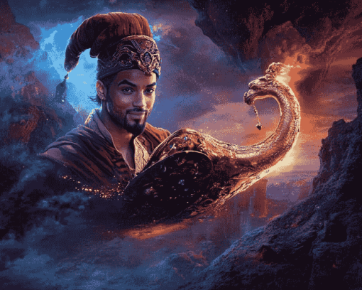 Aladdin 2019 Movie Magic Diamond Painting