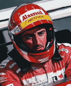 Alain Prost Nascar Driver Diamond Painting