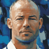 Alan Shearer Famous Footballer Diamond Painting