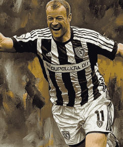 Alan Shearer Football Icon Diamond Painting