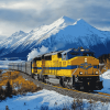 Alaska Winter Train Diamond Painting