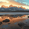 Alberta Tonquin Valley Reflections Diamond Painting