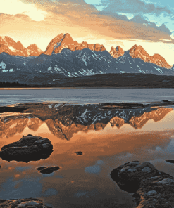 Alberta Tonquin Valley Reflections Diamond Painting