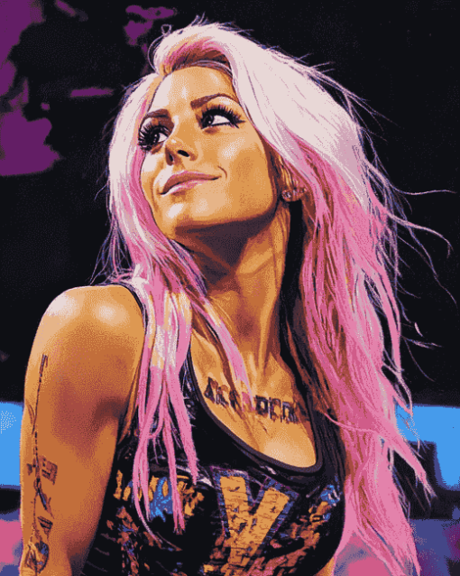 Alexa Bliss Famous Wrestler Diamond Painting