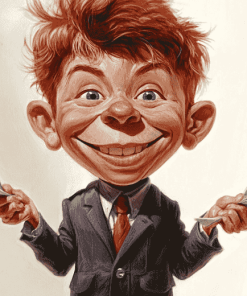 Alfred E Neuman Cartoon Diamond Painting