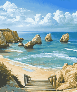 Algarve Portugal Beaches Diamond Painting