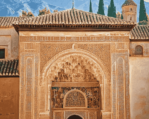 Alhambra Granada Spain Diamond Painting