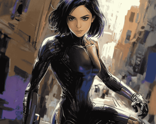 Alita Battle Angel Anime Diamond Painting