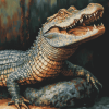 Alligator Reptile Diamond Painting