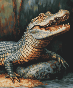 Alligator Reptile Diamond Painting