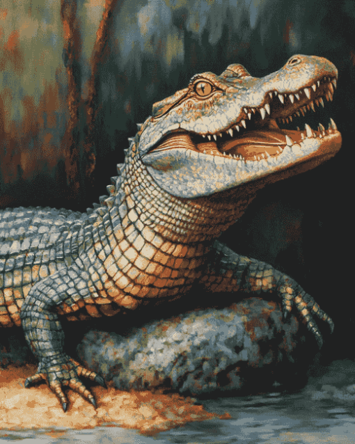 Alligator Reptile Diamond Painting