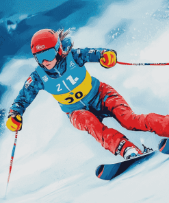 Alpine Ski Adventure Diamond Painting