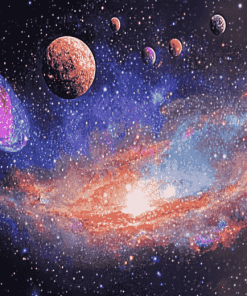 Amazing Colorful Galaxy Diamond Painting