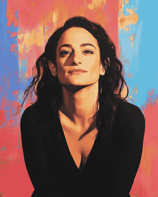 American Actress Jenny Slate Inspired Diamond Painting