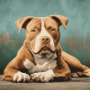 American Bully Puppy Diamond Painting