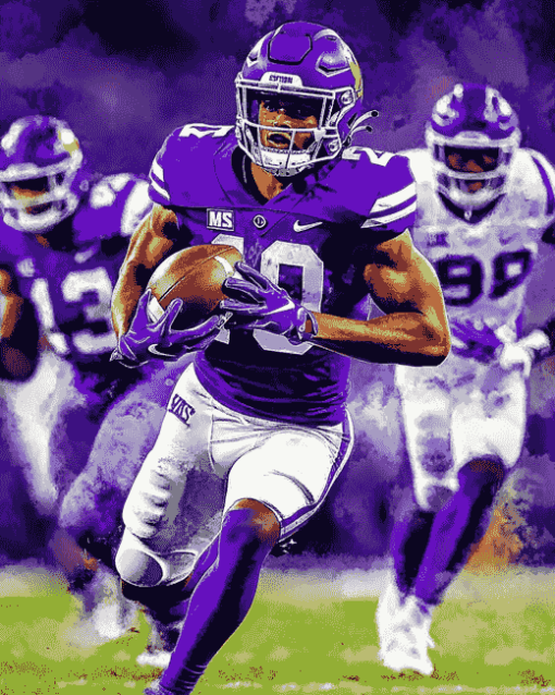 American Football Kansas State Diamond Painting